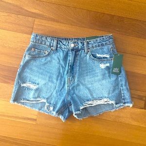 NEW Target Wild Fable high waist jean shorts